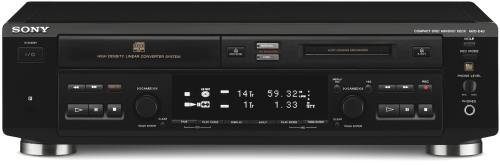 The SONY MXD-D400 MDLP Minidisc Recorder/ CD player
